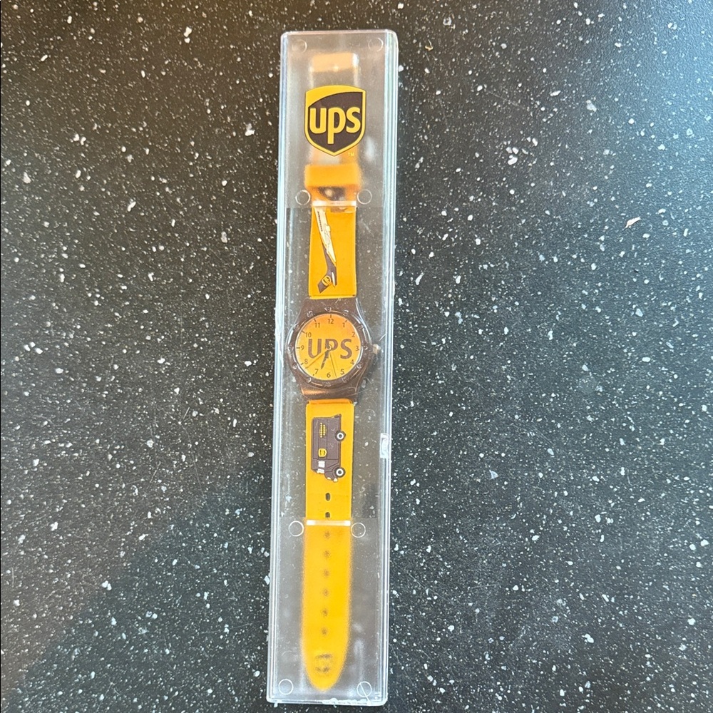UPS Yellow Wristwatch